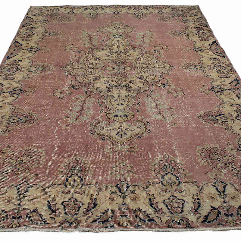 Vintage Turkish Hand-Knotted Rug - 6' 3" x 9' 9" (75" x 117") - K0083700
