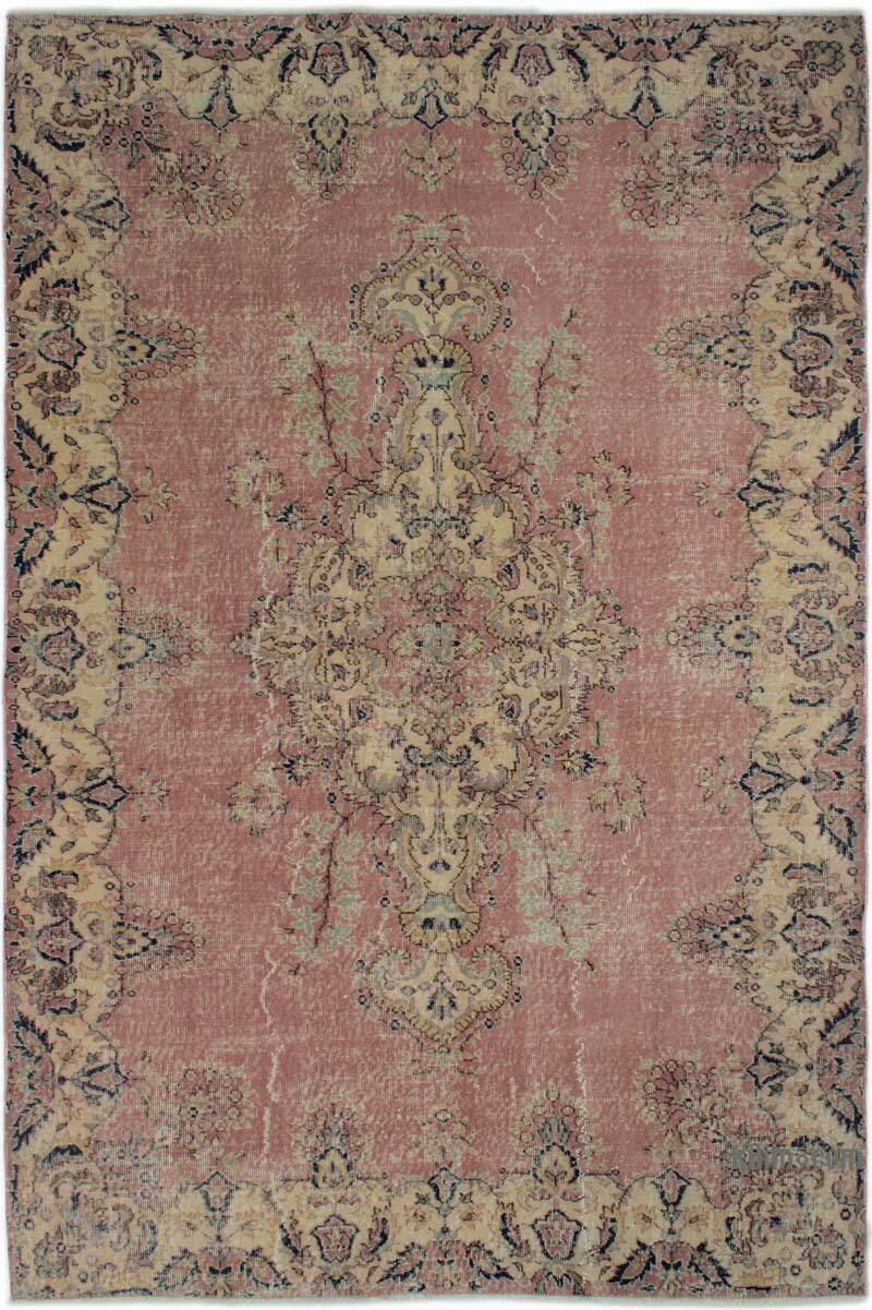 Vintage Turkish Hand-Knotted Rug - 6' 3" x 9' 9" (75" x 117") - K0083700