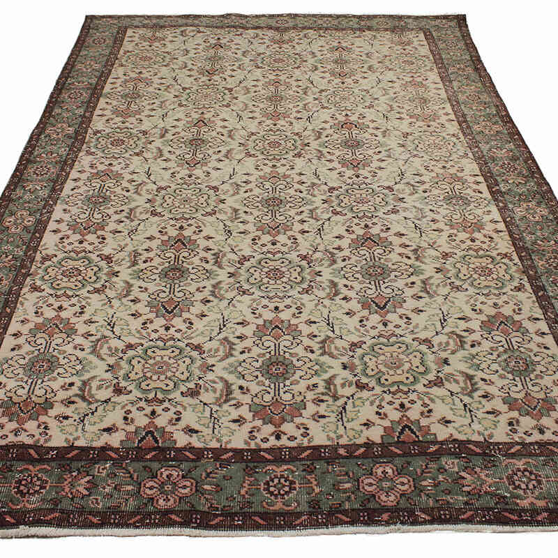 El Dokuma Vintage Halı - 180 cm x 297 cm - K0083701