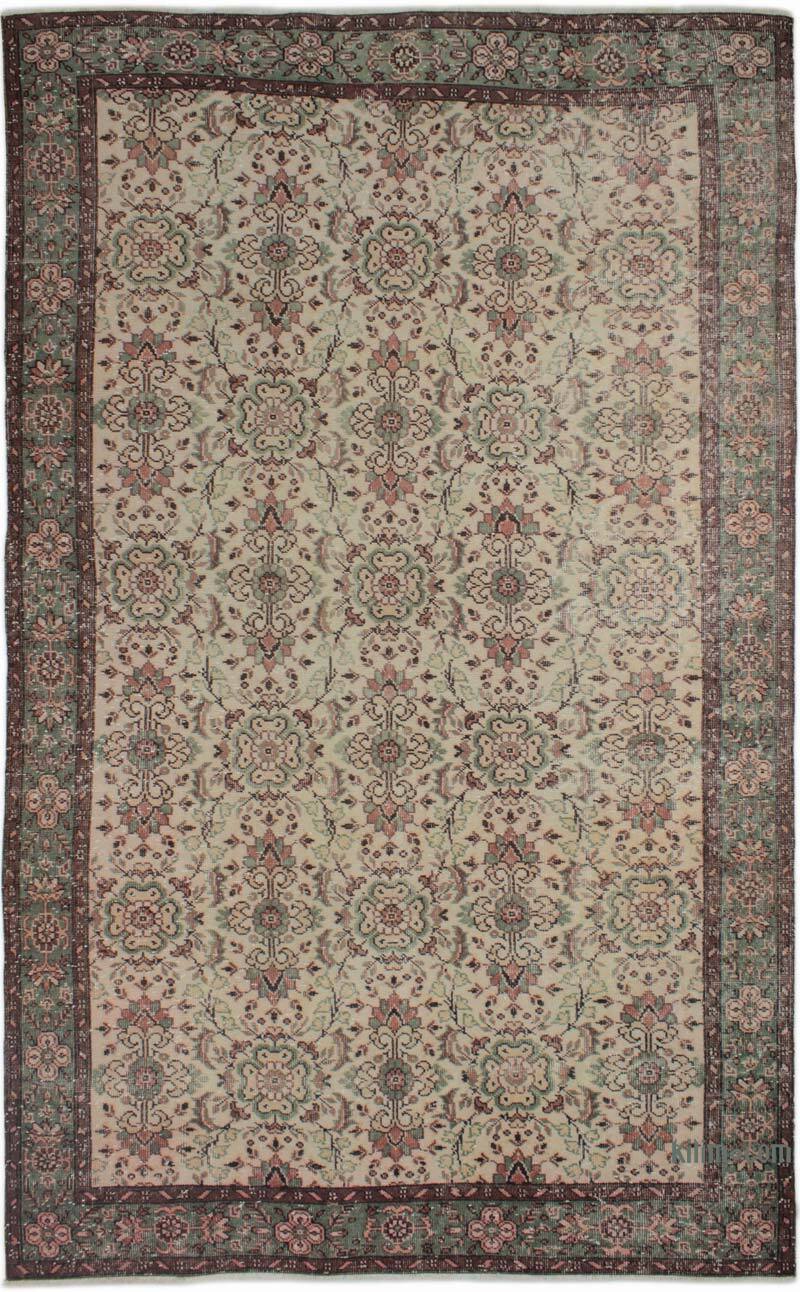 El Dokuma Vintage Halı - 180 cm x 297 cm - K0083701