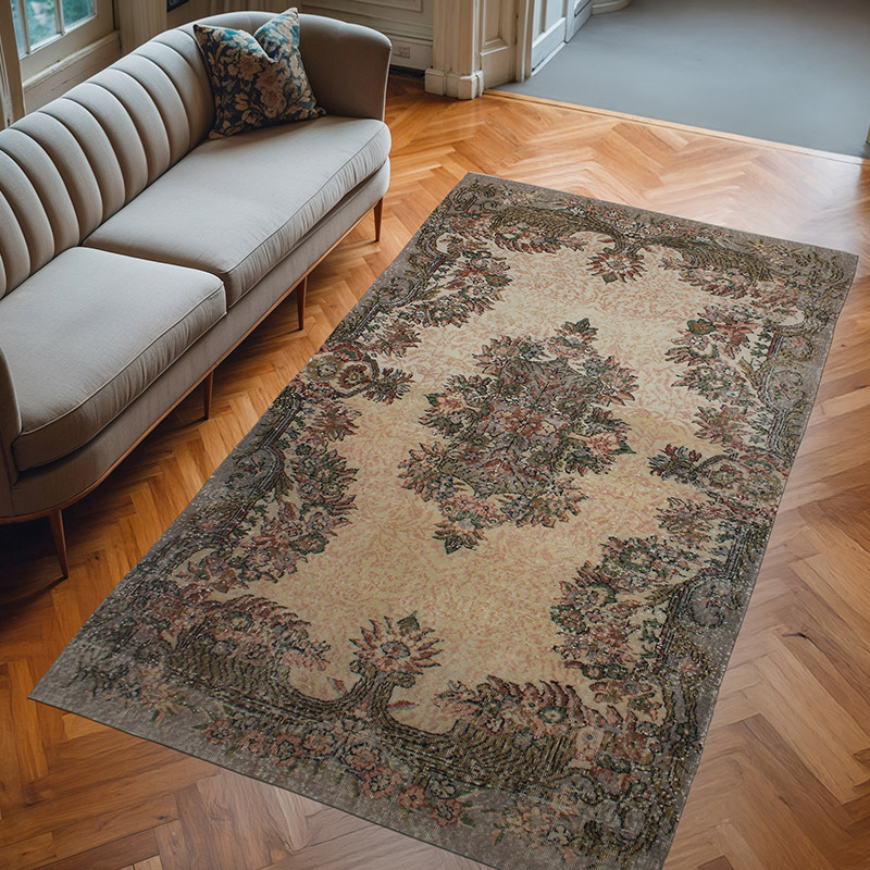 El Dokuma Vintage Halı - 159 cm x 281 cm - K0083702