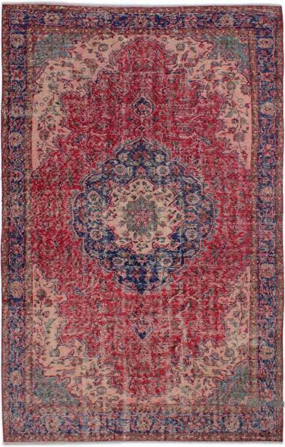 Vintage Turkish Hand-Knotted Rug - 5' 5" x 8' 7" (65" x 103")