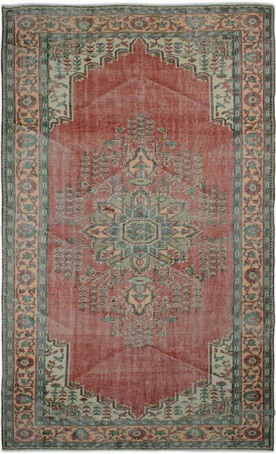 Vintage Turkish Hand-Knotted Rug - 5' 10" x 9' 9" (70" x 117")
