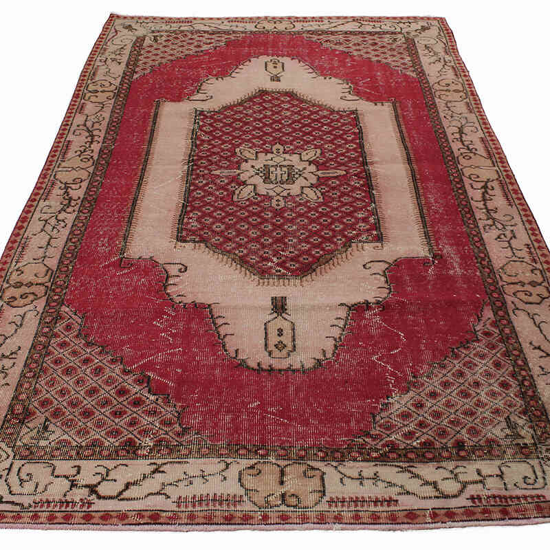 El Dokuma Vintage Halı - 161 cm x 283 cm - K0083706
