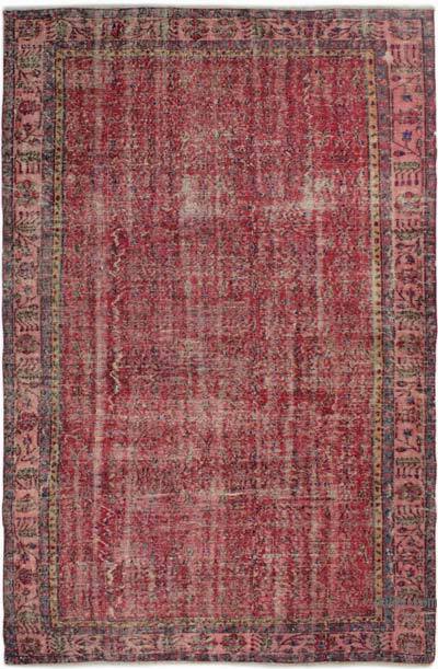 Vintage Turkish Hand-Knotted Rug - 6' 4" x 9' 10" (76" x 118")