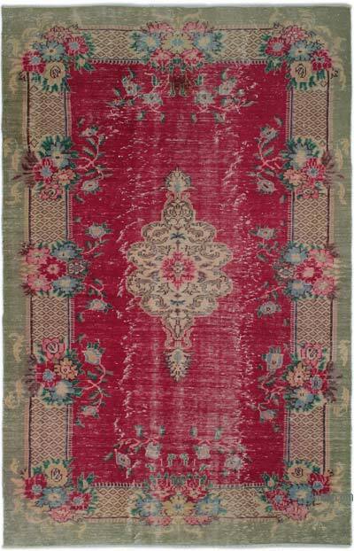 Alfombra Vintage Turca Anudada a Mano - 184 cm x 290 cm