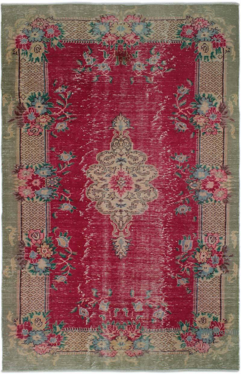 El Dokuma Vintage Halı - 184 cm x 290 cm - K0083711