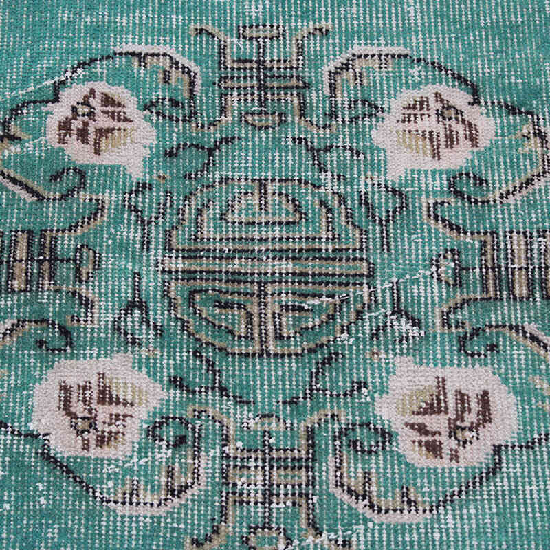 Alfombra Vintage Turca Anudada a Mano - 160 cm x 243 cm - K0083714