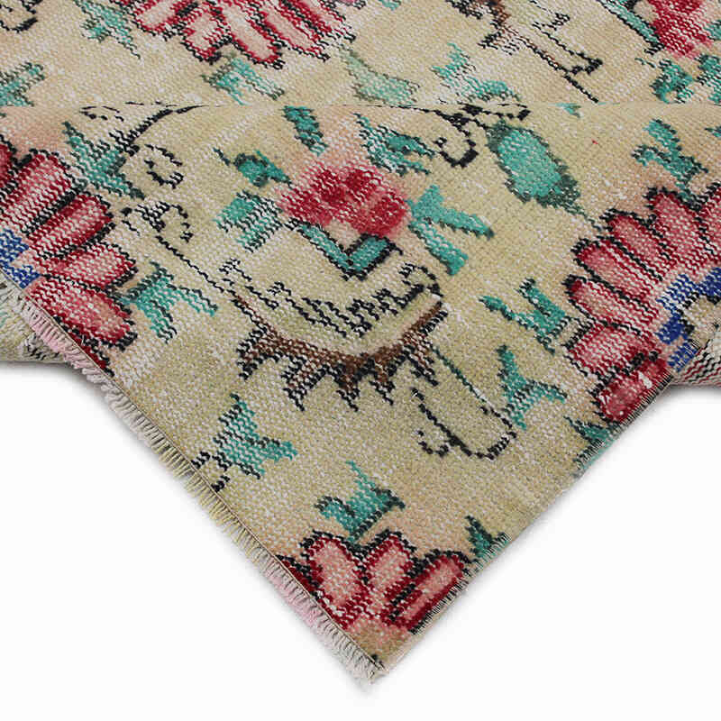 Alfombra Vintage Turca Anudada a Mano - 183 cm x 266 cm - K0083720