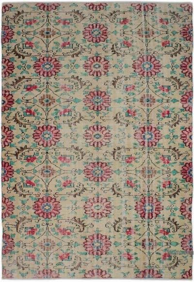 El Dokuma Vintage Halı - 183 cm x 266 cm