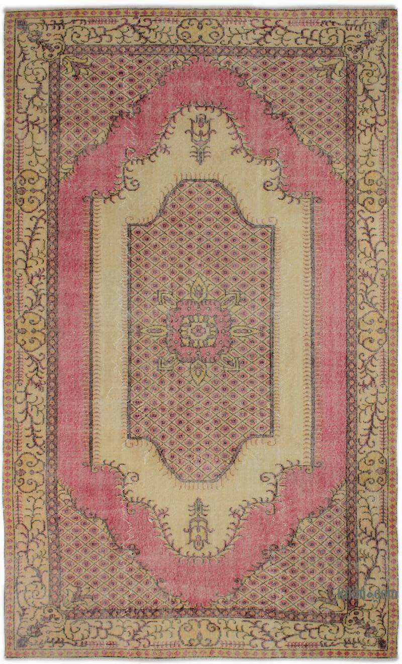 Alfombra Vintage Turca Anudada a Mano - 165 cm x 275 cm - K0083722