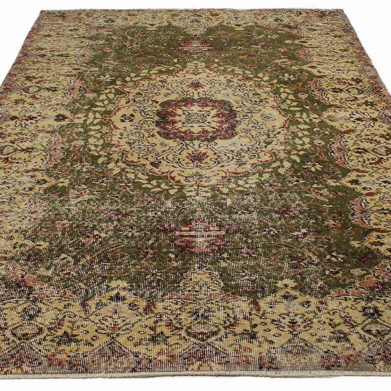 Vintage Turkish Hand-Knotted Rug - 5' 9" x 8' 7" (69" x 103") - K0083723