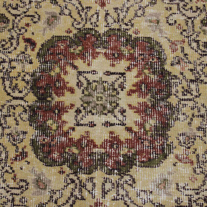 Vintage Turkish Hand-Knotted Rug - 5' 9" x 8' 7" (69" x 103") - K0083723
