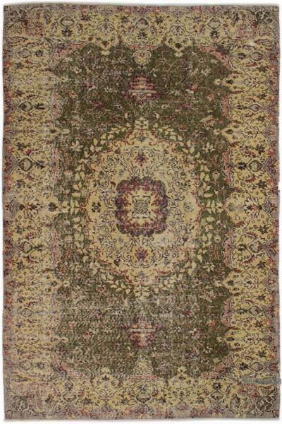 Vintage Turkish Hand-Knotted Rug - 5' 9" x 8' 7" (69" x 103")