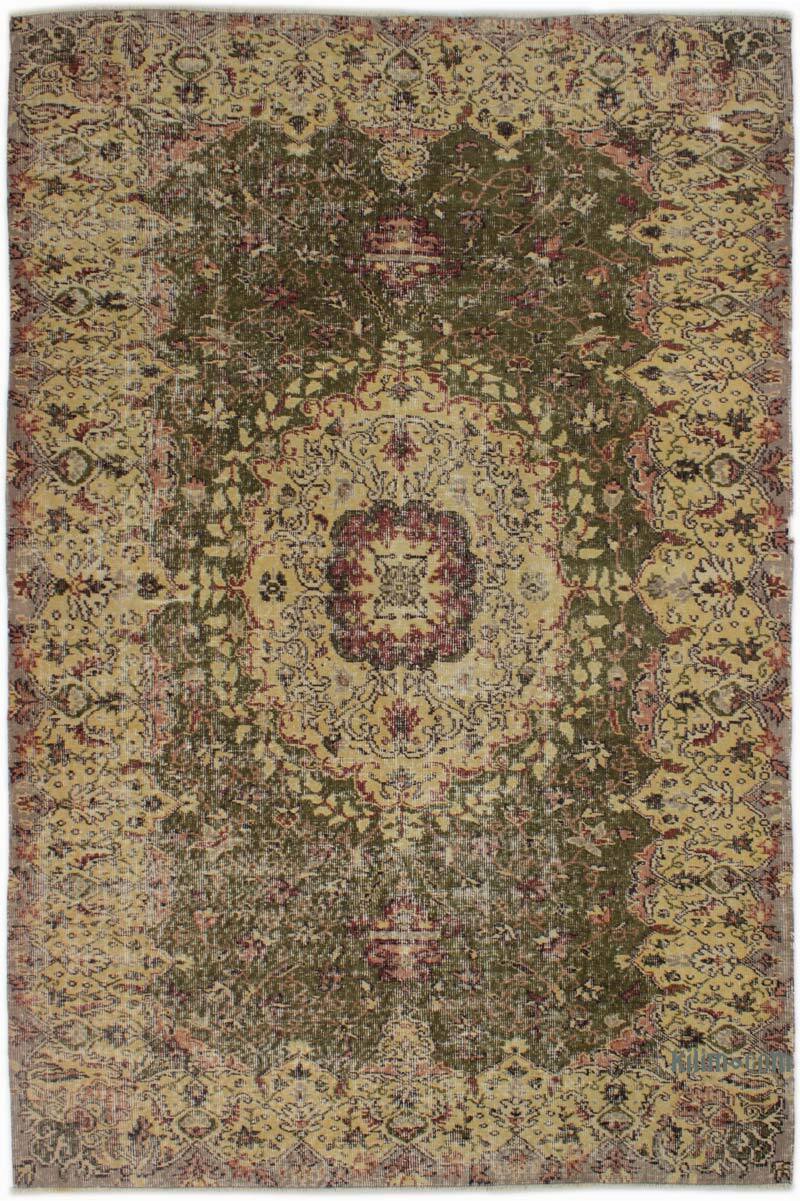 Vintage Turkish Hand-Knotted Rug - 5' 9" x 8' 7" (69" x 103") - K0083723