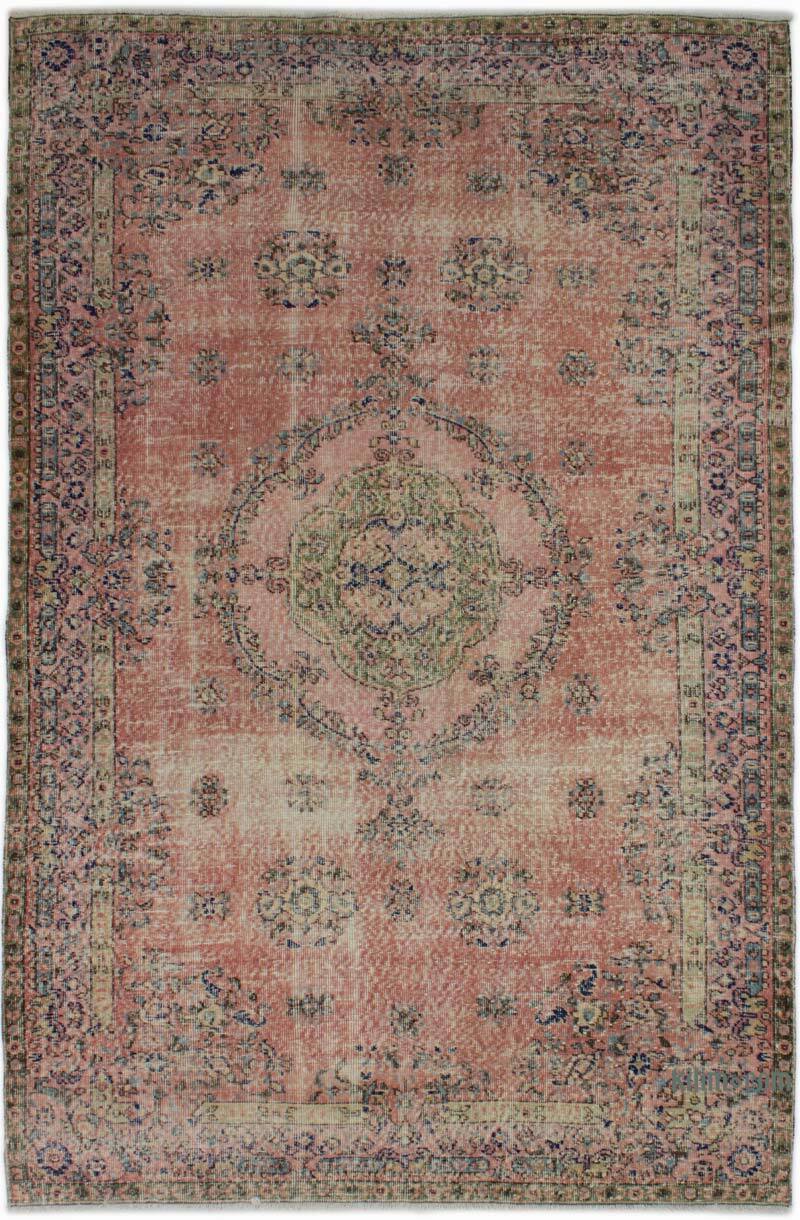 Alfombra Vintage Turca Anudada a Mano - 170 cm x 260 cm - K0083725