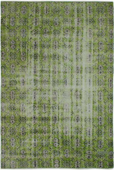 Vintage Turkish Hand-Knotted Rug - 5' 9" x 8' 9" (69" x 105")