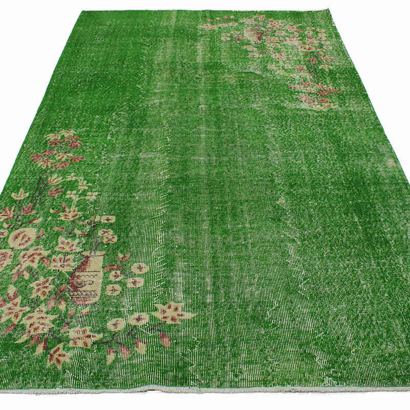 Vintage Turkish Hand-Knotted Rug - 5' 1" x 8' 8" (61" x 104") - K0083730