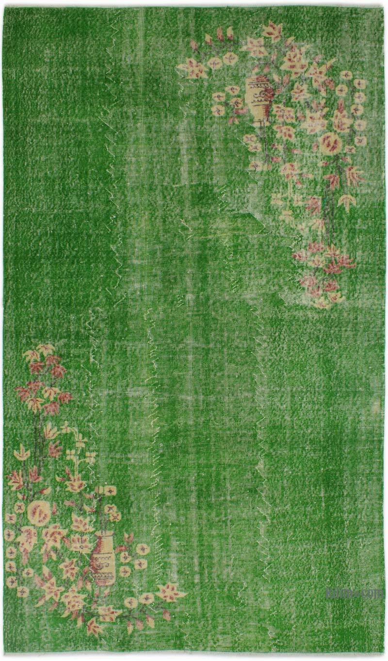 Vintage Turkish Hand-Knotted Rug - 5' 1" x 8' 8" (61" x 104") - K0083730