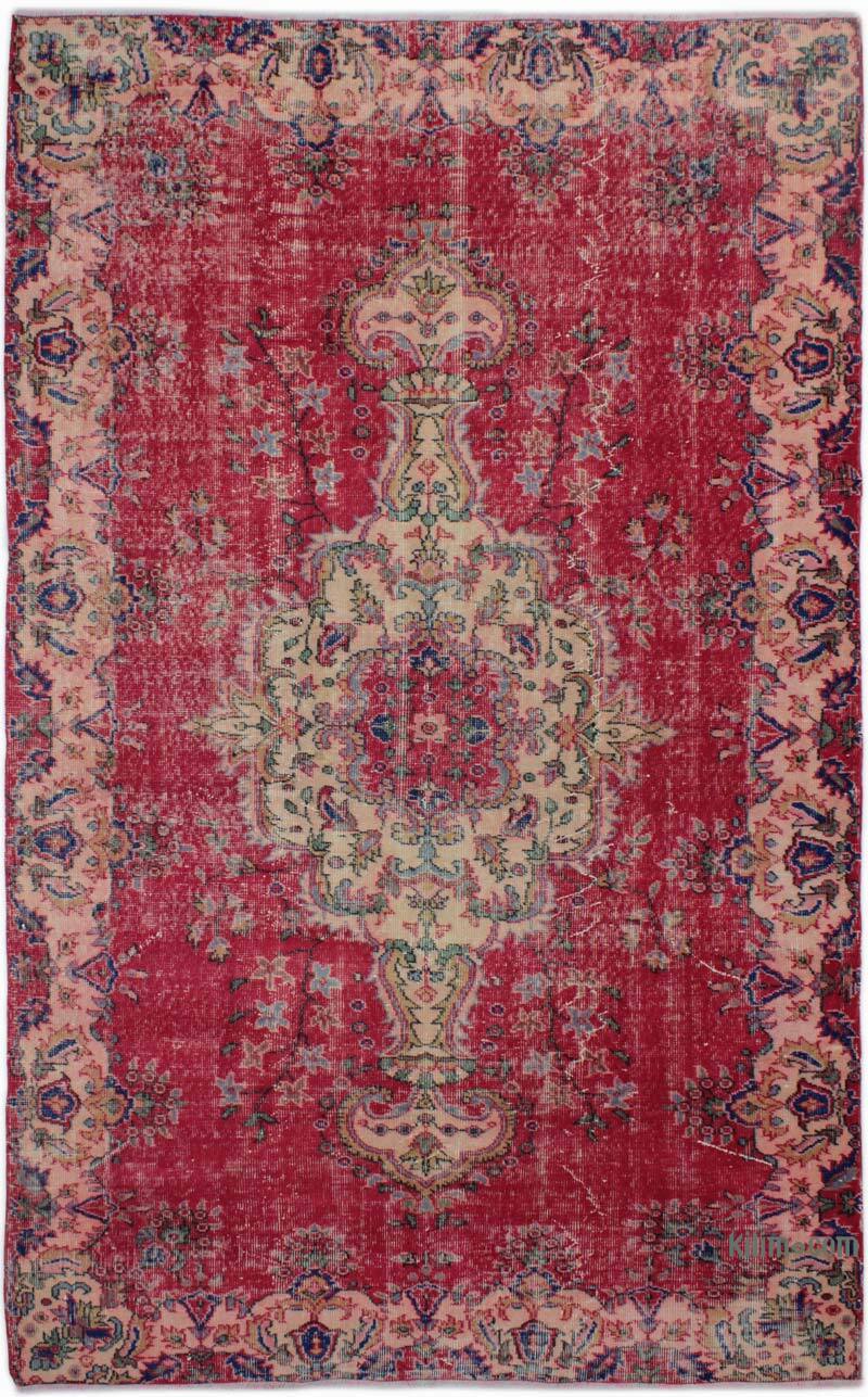 Alfombra Vintage Turca Anudada a Mano - 166 cm x 268 cm - K0083732