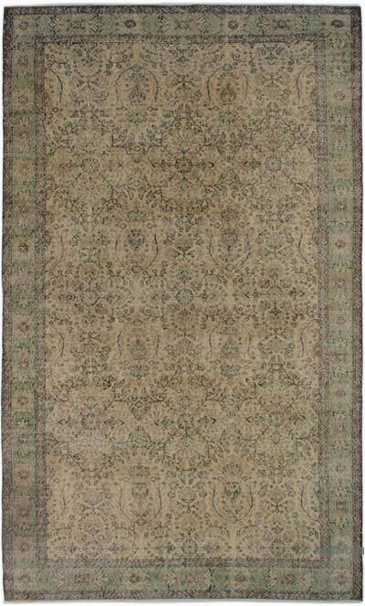 Alfombra Vintage Turca Anudada a Mano - 180 cm x 303 cm