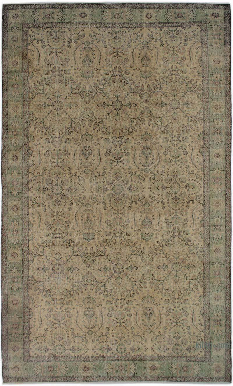 Alfombra Vintage Turca Anudada a Mano - 180 cm x 303 cm - K0083736