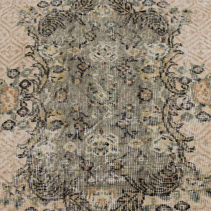 El Dokuma Vintage Halı - 152 cm x 262 cm - K0083737