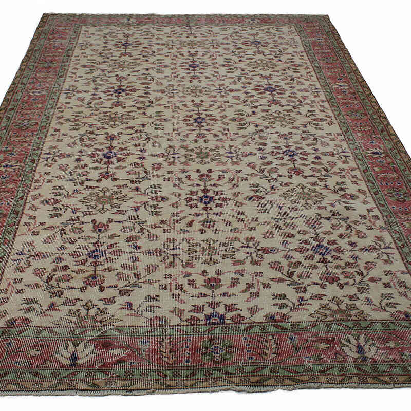 El Dokuma Vintage Halı - 172 cm x 284 cm - K0083738