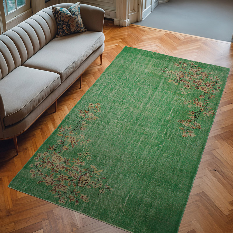 El Dokuma Vintage Halı - 157 cm x 275 cm - K0083739