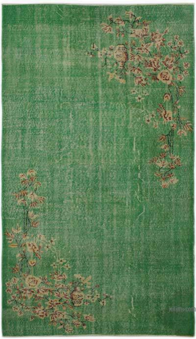 Vintage Turkish Hand-Knotted Rug - 5' 2" x 9'  (62" x 108")