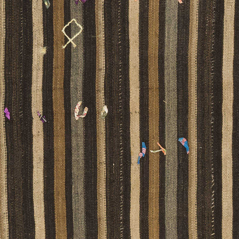 Vintage Anatolian Kilim Rug - 7' 9" x 7' 9" (93" x 93") - K0083742
