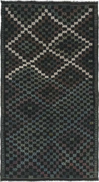 Vintage Anatolian Jijim Rug - 5' 11" x 10' 6" (71" x 126")