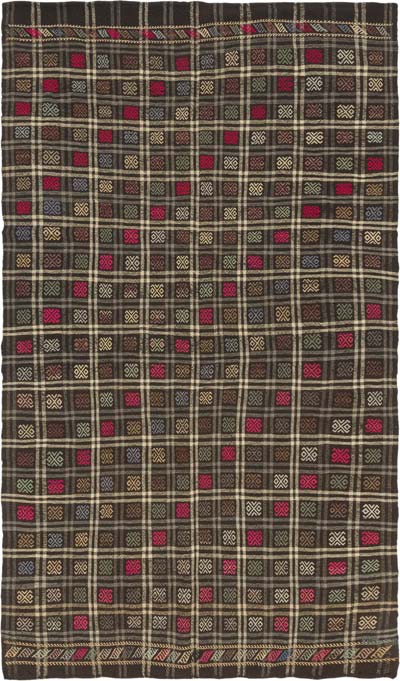 Vintage Anatolian Jijim Rug - 5' 9" x 10'  (69" x 120")