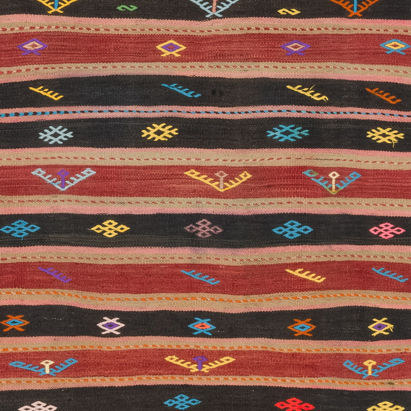 Corredor Vintage Anatolian Kilim - 107 cm x 376 cm - K0083750