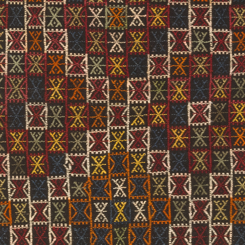 Vintage Anatolian Jijim Rug - 4'  x 9' 1" (48" x 109") - K0083752