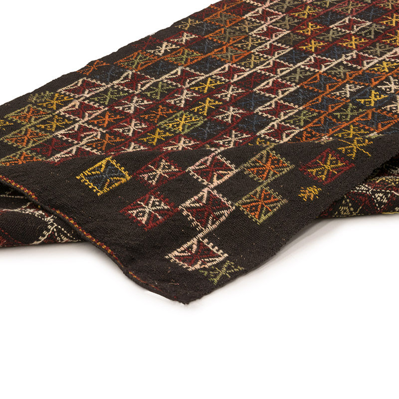 Vintage Anatolian Jijim Rug - 4'  x 9' 1" (48" x 109") - K0083752