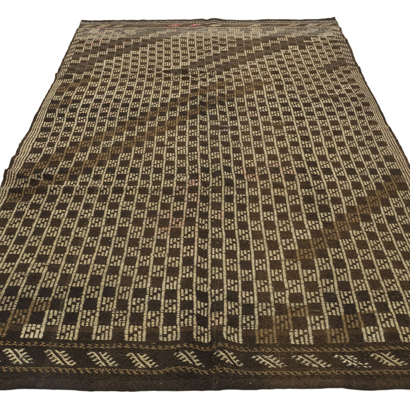 Vintage Anatolian Jijim Rug - 4' 8" x 8' 11" (56" x 107") - K0083757