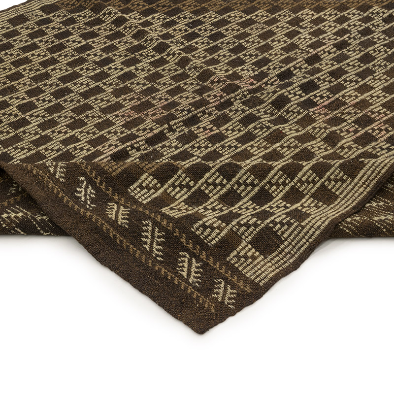 Vintage Anatolian Jijim Rug - 4' 8" x 8' 11" (56" x 107") - K0083757