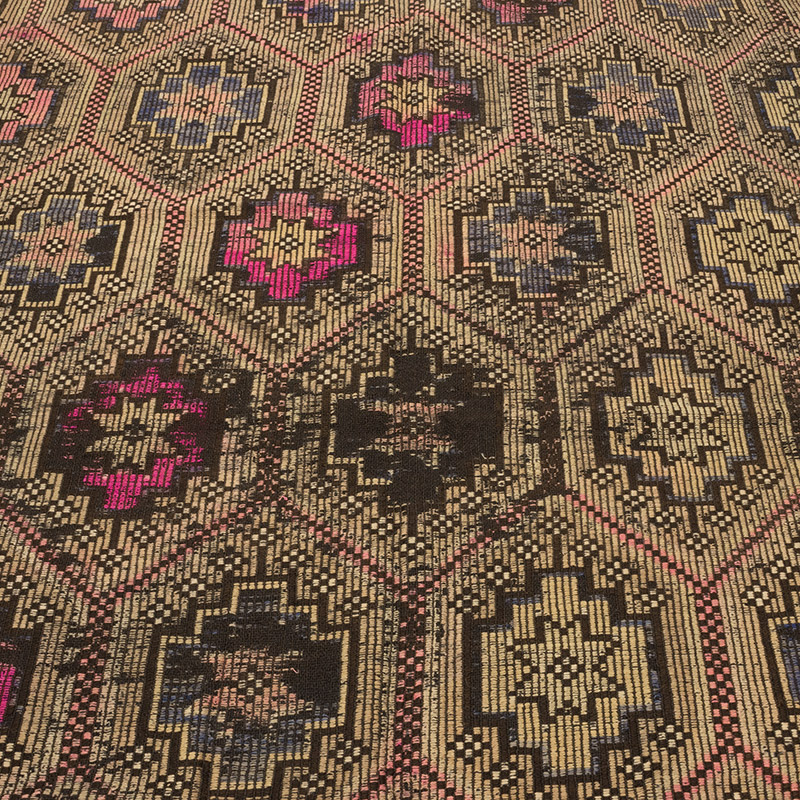 Vintage Anatolian Jijim Rug - 7' 4" x 8' 8" (88" x 104") - K0083758