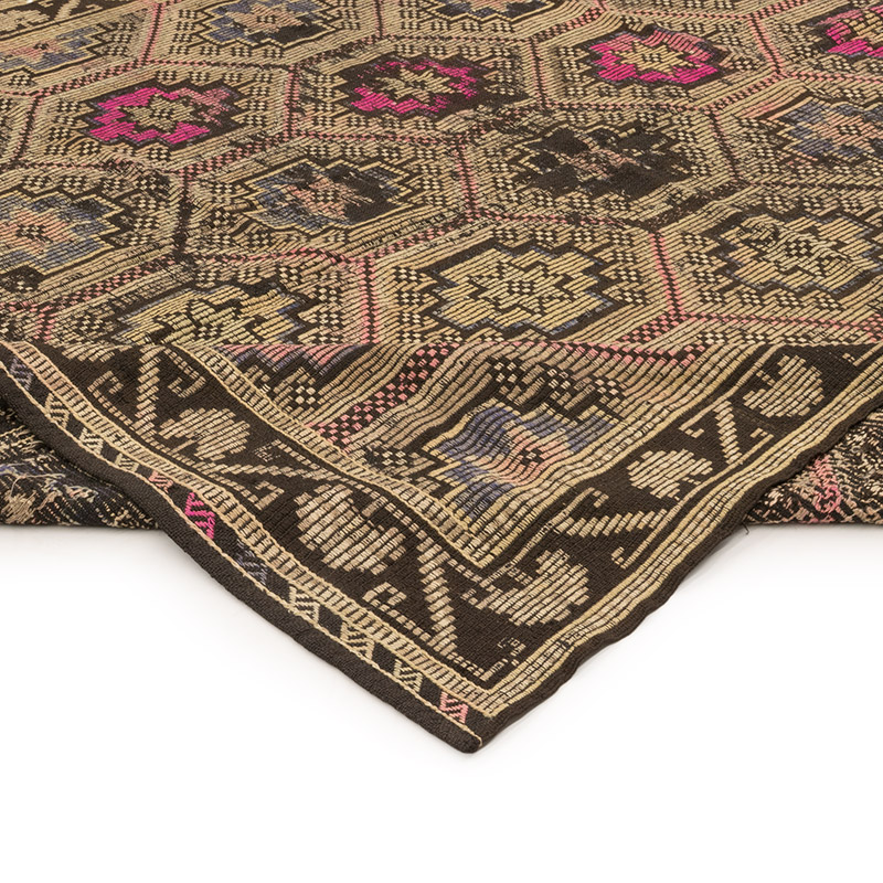 Vintage Anatolian Jijim Rug - 7' 4" x 8' 8" (88" x 104") - K0083758