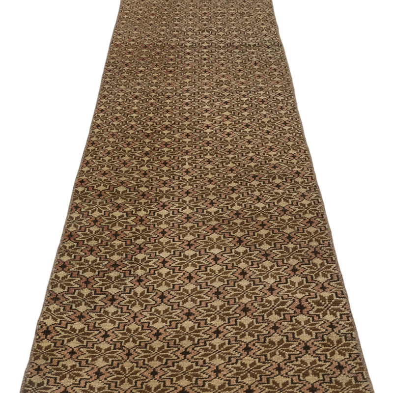 Pasillo Vintage Turco Anudado a Mano - 61 cm x 279 cm - K0083764