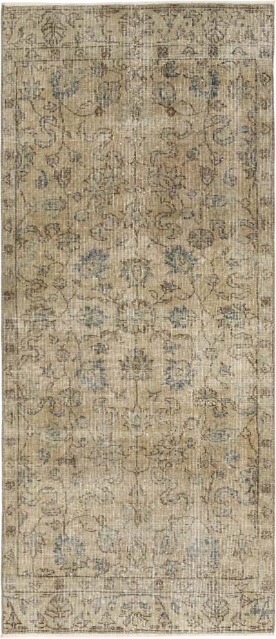 Vintage Turkish Hand-Knotted Rug - 2' 9" x 6' 4" (33" x 76")
