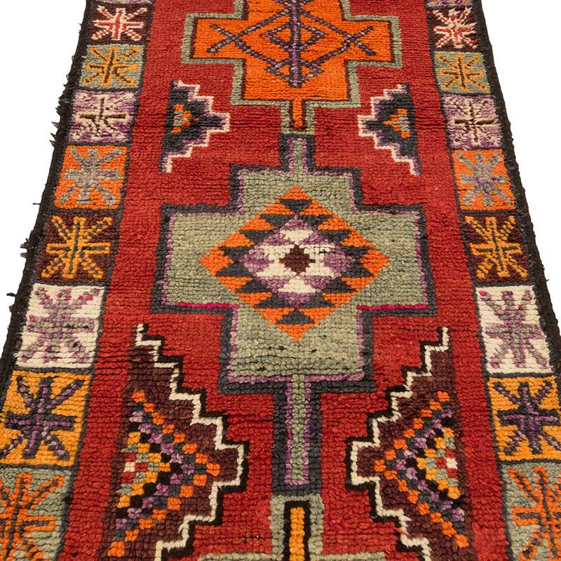Vintage Anadolu Yolluk - 96 cm x 337 cm - K0083767