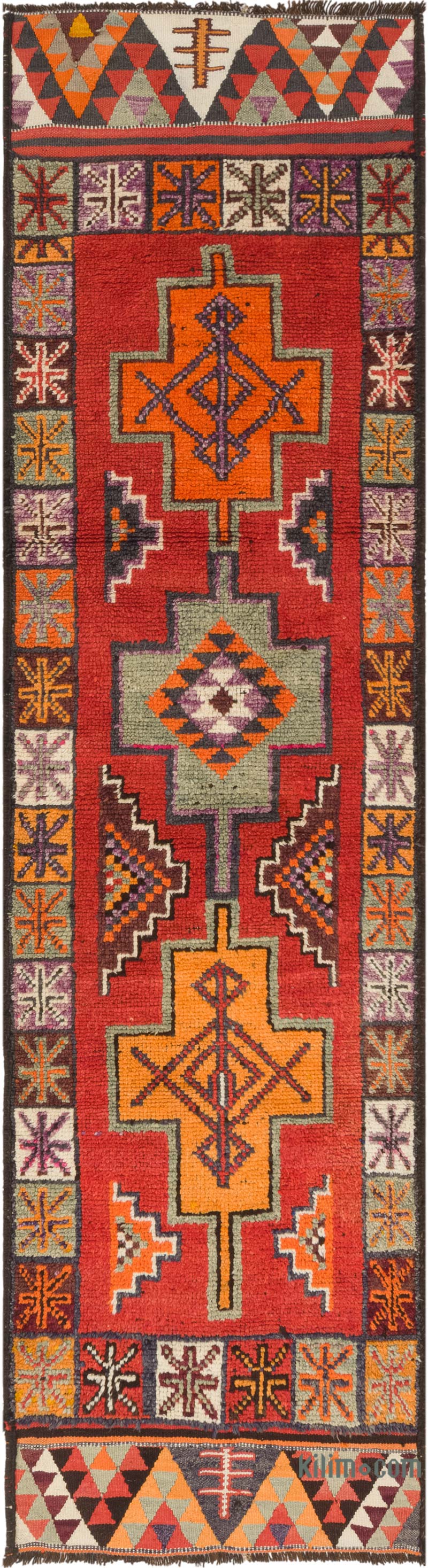 Vintage Anadolu Yolluk - 96 cm x 337 cm - K0083767