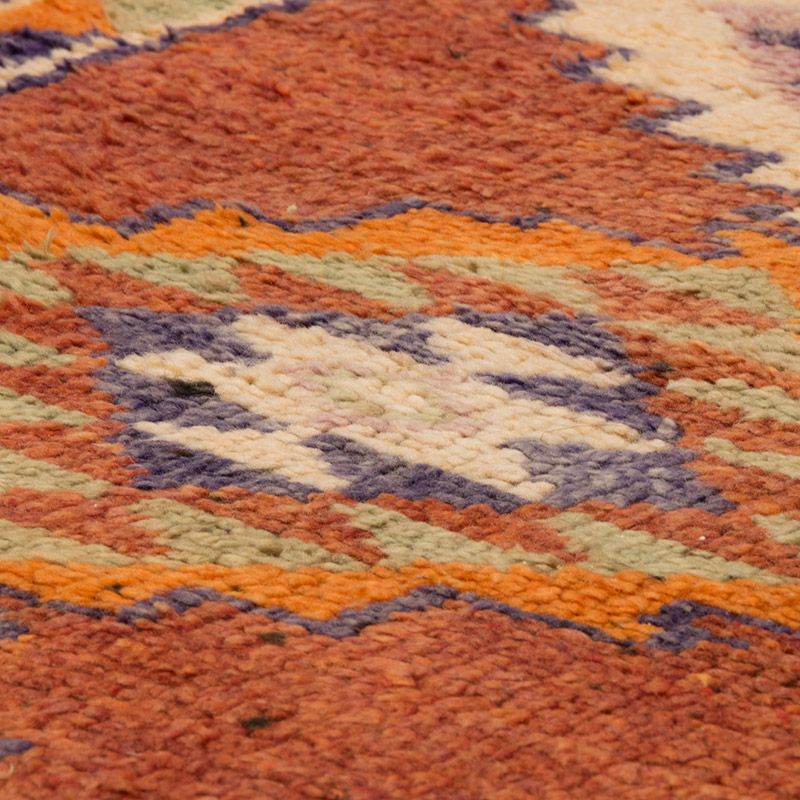 Vintage Tribal Runner Rug - 2' 11" x 13'  (35" x 156") - K0083768