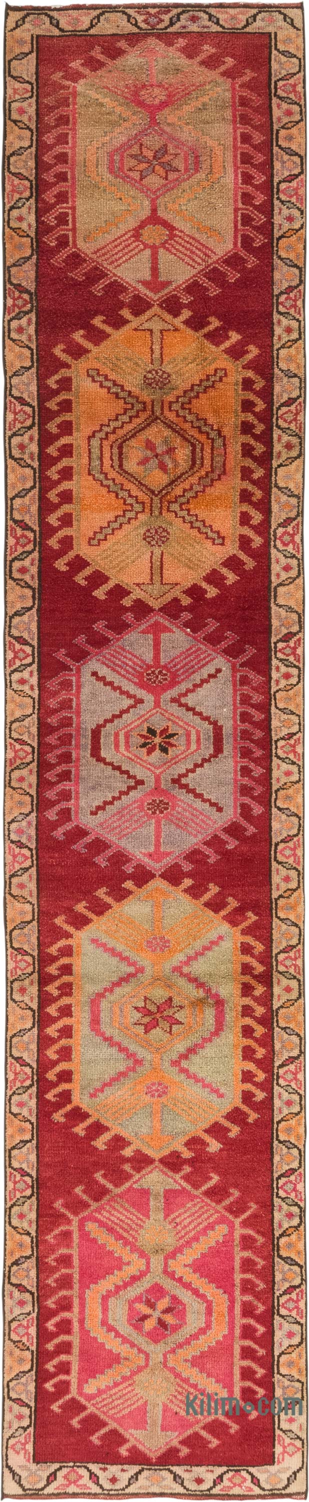 Vintage Tribal Runner Rug - 2' 11" x 14' 2" (35" x 170") - K0083769