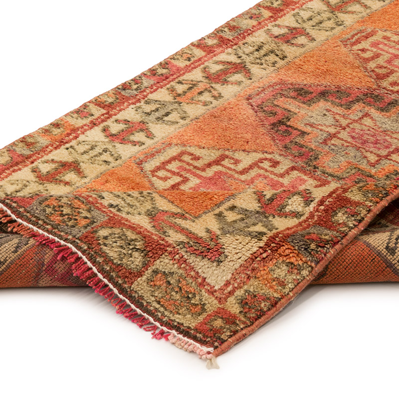 Vintage Tribal Runner Rug - 2' 7" x 9' 11" (31" x 119") - K0083770