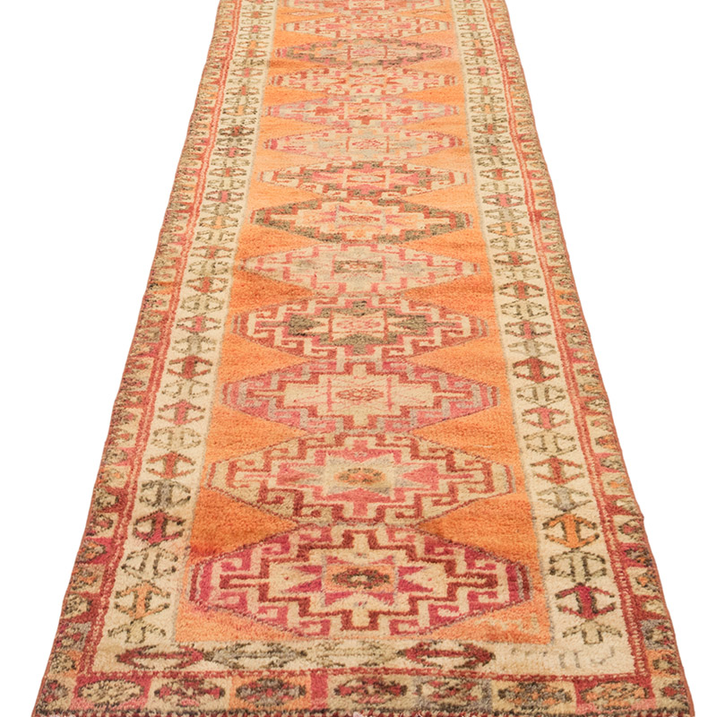 Vintage Tribal Runner Rug - 2' 7" x 9' 11" (31" x 119") - K0083770
