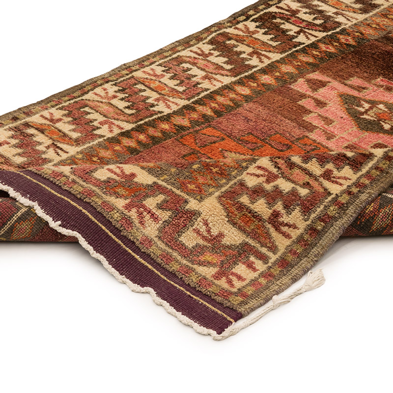 Vintage Tribal Runner Rug - 3' 3" x 11' 9" (39" x 141") - K0083772