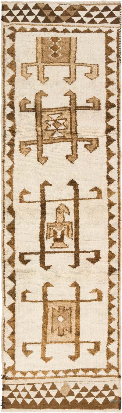 Vintage Tribal Runner Rug - 3'  x 10' 2" (36" x 122")